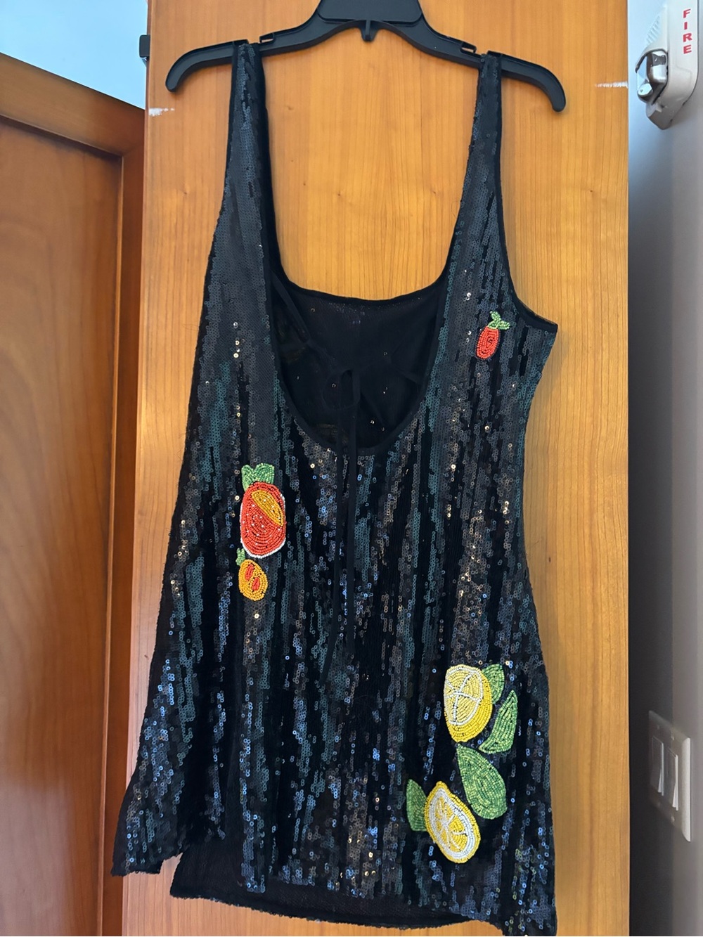 Celandine Fruit Cocktail Beaded Mini Dress - Picture 7 of 12